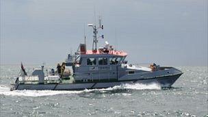 Sea Fisheries protection vessel the Leopardess