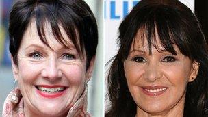 Miriam O'Reilly and Arlene Phillips