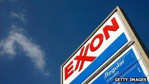 Exxon sign