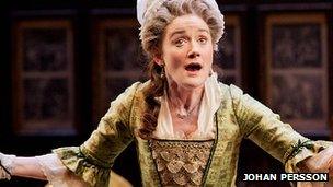 Sophie Thompson in She Stoops to Conquer