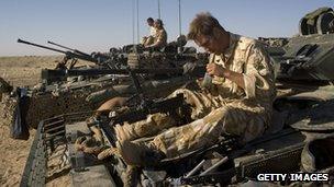 British troops in Helmand Province, Afghanistan