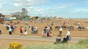 Skegness beach