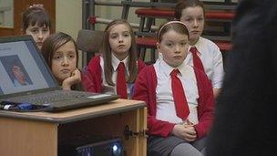 Pupils at St Ignatius School in Ossett