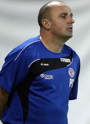 Sligo Rovers manager Paul Cook