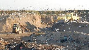 Mont Cuet landfill site in Guernsey