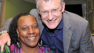 Pauline Pearce with Jeremy Vine