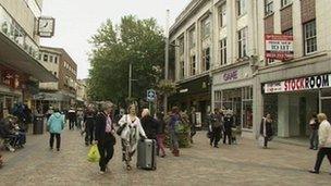 Wolverhampton city centre