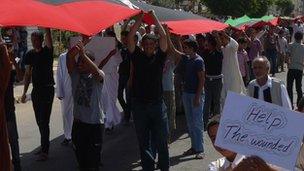 Protest against abuse of treatment scheme in Tripoli