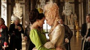 Lea Seydoux and Diane Kruger in Farewell My Queen