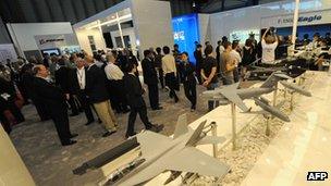 Delegates at Singapore airshow in 2010