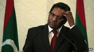 New Maldives President Mohammed Waheed Hassan. Photo: 8 February 2012