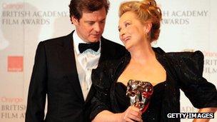 Colin Firth and Meryl Streep