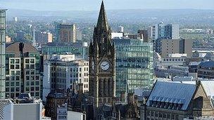 Manchester skyline