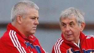 Warren Gatland a Syr Ian McGeechan