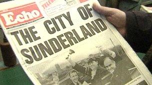 Sunderland Echo from April 1992