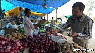 Delhi market