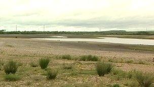 The drained reservoir