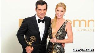 Ty Burrell with co-star Julie Bowen