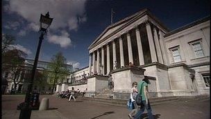 Exterior of University College London