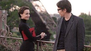 Ethan Hawke with Kristin Scott Thomas in The Woman in the Fifth