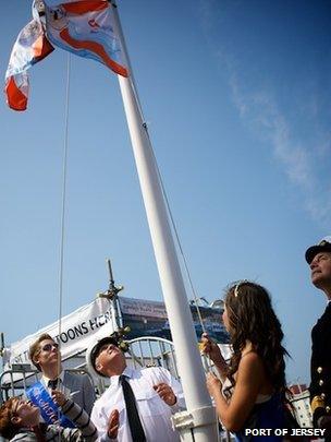 2011 Jersey Boat Show flag