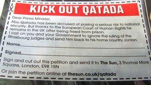 The Sun campaign to kick out Abu Qatada