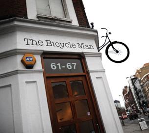 The Bicycle Man shop exterior