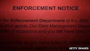 A final demand letter from a debt recovery firm