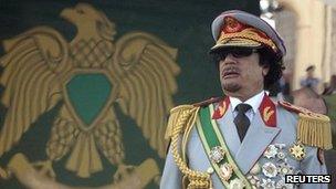 Muammar Gaddafi (file photo)