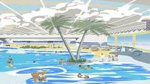 An artists' impression of how Tropicana could look