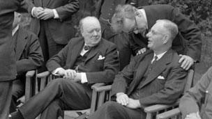 Winston Churchill and John Curtin, 1944