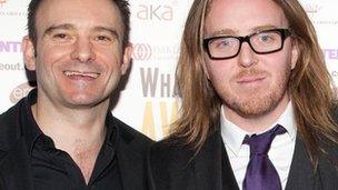 Matthew Warchus and Tim Minchin, director and composer of Matilda the Musical