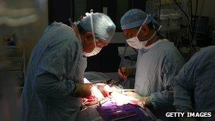 Kidney transplant (file photo - 2006)