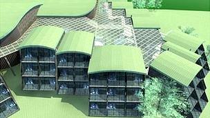 An impression of what the new hotel will look like at Runkerry