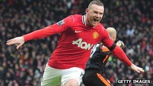 Manchester United forward Wayne Rooney