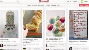 Pinterest screenshot