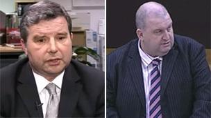 Dr Dai Lloyd and Carl Sargeant