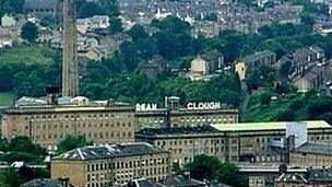 Dean Clough mill in Halifax