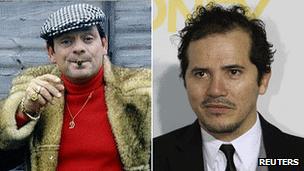 David Jason as Del Boy (left) and John Leguizamo