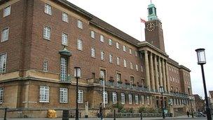 City Hall, Norwich, home of Norwich City Council