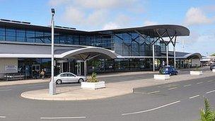 Guernsey Airport's terminal building