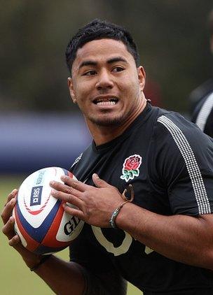 England centre Manu Tuilagi