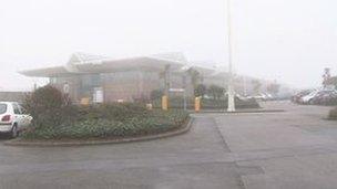 Fog at Jersey Airport