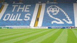 Seats inside Sheffield Wednesday ground