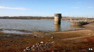 Weir Wood Reservoir in East Grinstead, West Sussex