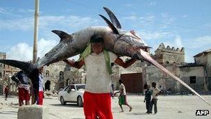Somali fisherman