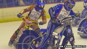 Ice speedway from 2007 - Ian Charles Photo