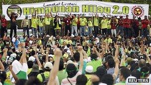 Protesters in Kuantan. 26 Feb 2012