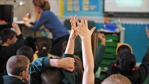 Primary school classroom