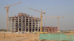 New offices being build in Gandhinagar, the capital of Gujarat